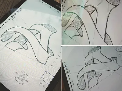 A Logo a branding draw identity illustrator layers logo mark sketch sophisticate symbol vector