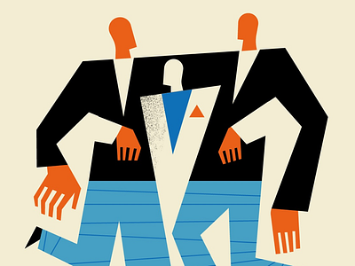 Two brothers have a brother. community creative editorial design illustrations illustrators stefanomarra