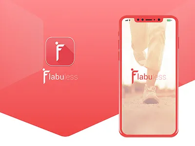 Flabuless Splash Page corporate design fitness rewards splash ui wellness