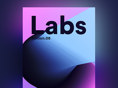 Labs e8 abstract blue color cover labs pink