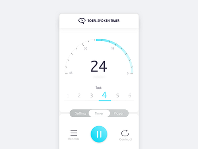 Daily UI #014 Countdown Timer daily ui timer toefl ui ux