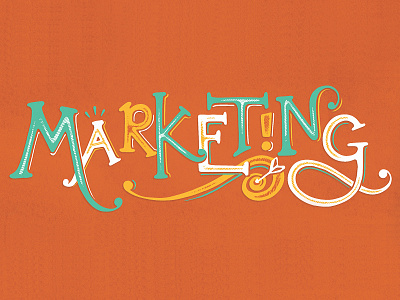 Marketing lettering