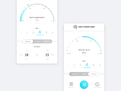 Daily UI #014 Countdown Timer 2 daily ui timer toefl ui ux