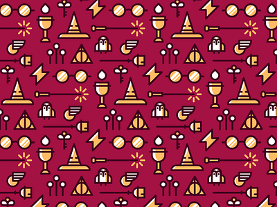 Harry Potter Icons harry hogwarts icon pattern potter wizard