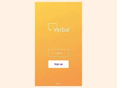 Verbal™ Messaging App - Brand Identity & UI Design app brand chat design development frontend identity javascript messaging startup ui ux