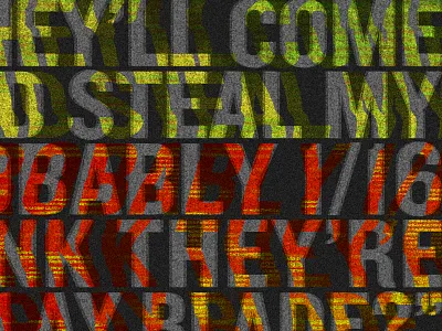 TV Type diversity editorial illustration magazine television texture typography