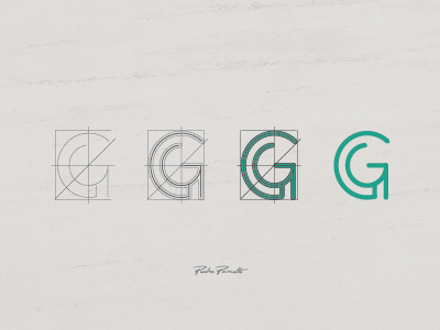 Platanus "G" brand g grid letra logo logotype tipografia typography