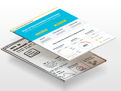 Oportunidades Comerciales bastrap css design diseño html paper prototype ui ux web