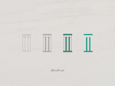 Platanus "I" brand c grid letra logo logotype tipografia typography