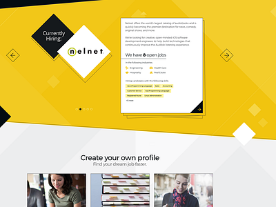 Lincoln Jobs website design website