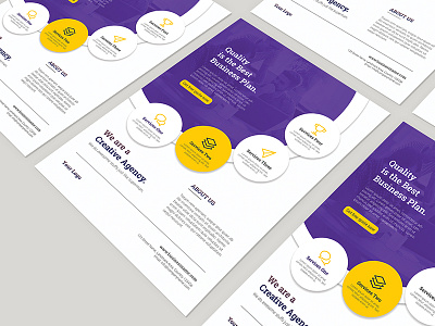 Business Flyer advertisement agency agency flyer business flyer corporate flyer creative flyer marketing minimal modern multipurpose promotion