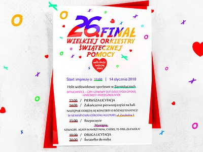 26. FINAŁ WOŚP // POSTER 2k18 final obn poster wosp