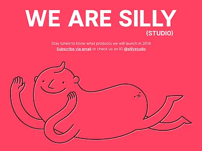 WIP Landing Page illustration landing page silly studio vector