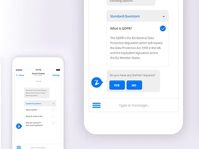 Chatbot Mockup android bot chatbot iphone mobile mockup phone ui