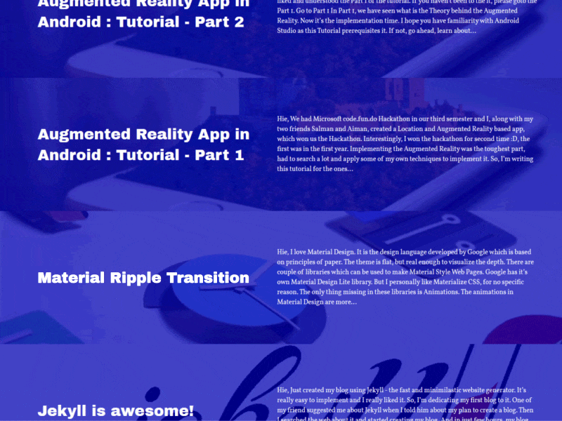 Blog Transition transition