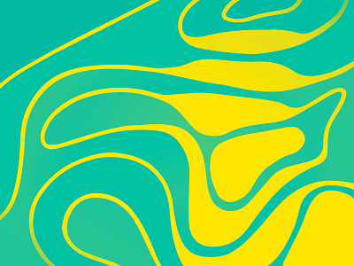 Fluid curvy design detail fluid fresh gradient juice lettering pine soft tropical typo