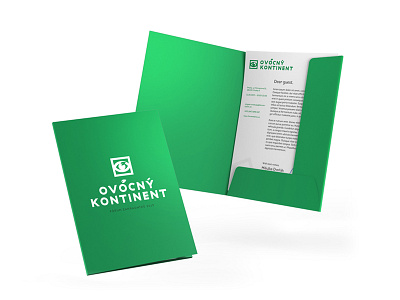 Ovocný Kontinent Folder ai branding c4d festival folder fruit green ps render