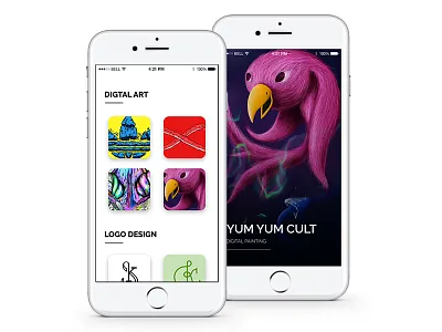 Portfolio UI Mock design portfolio ui ux