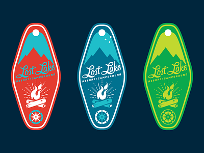 Lost Lake Resort & Campground - '18 merch in progress 3B alaska campfire camping compass keychain merch mountain mt. hood oregon resort screamin yeti work in progress