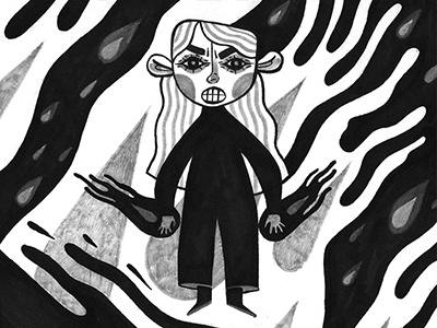 FIRESTARTER drawing fire firestarter illustration kid stephen king