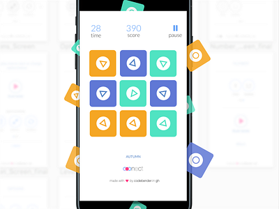 Coonect iOS Game designcode game ios match 3 sketch swift ui ux