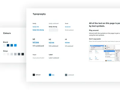 Foundations sketch styleguide symbols type typography ui