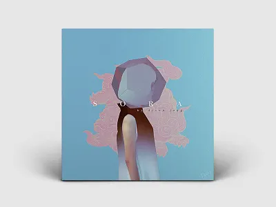 Sora album cover artwork asian beautiful cd packaging contemporary feminism japanese modern pop cover record label science fiction