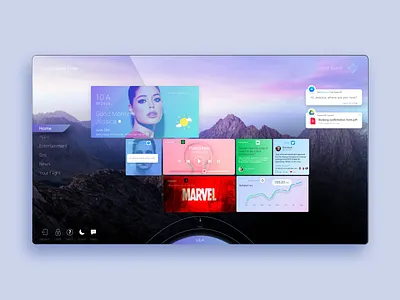 hyperloop - in-pod Infotainment System hyperloop infotainment travel ui ux
