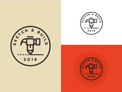 Sketch And Build Logo build design development hammer logo pencil sketch wordpress