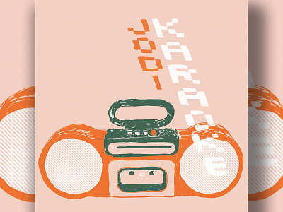 Jodi -Karaoke (Favorite Records of 2017 Reimagined) illustration lettering nicholas nocera radio tape vintage