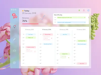 Task Manager app design interface manager maxz task motion ui user ux