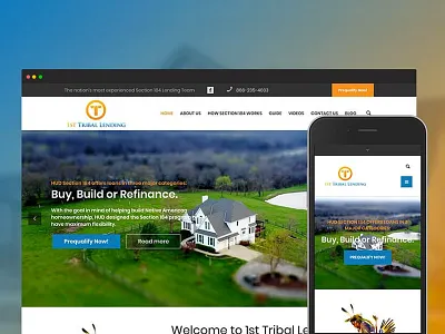 1stTribal Website 1st tribal home loan website wordpress