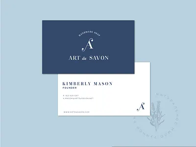 Business card brand branding business card clean design identity logo soap
