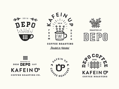 Depo Coffee Istanbul Exploration art artisan coffee design icon identity illustration industrial istanbul lettering roaster vintage