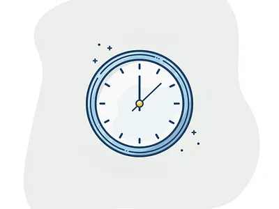 Clock Icon branddevelopment clock design icons savetime time timeismoney webdesign