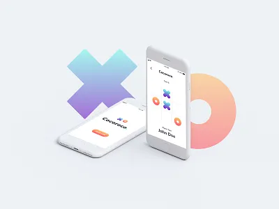 Cocoroco Game Design design game interface iphone mobile phone screen tic tac toe ui ux