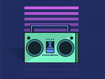 Boombox 80s boombox music retro texture volume