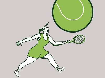 Your best shot #1 ball character illustration infographic lines outline sport t shirt tennis