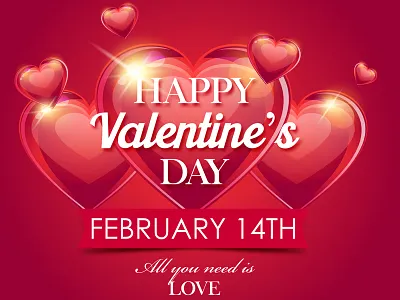 Valentine's Day banner banner cute heart love valentine valentines day