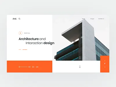 Landing page exploration architechture clean design designmind experience interaction interface interior ixda ui user ux web