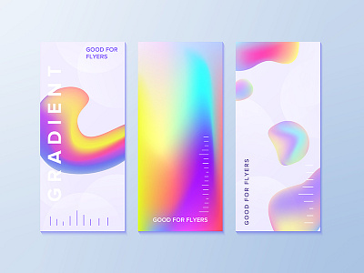 Creative & Vibrant Flyers blur bright creative flyer gradient poster vivid