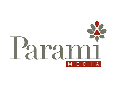 Paramimedia Logo brand identity logo