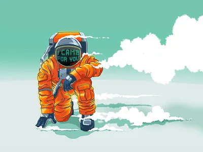 Came For You astronaut astronot nasa savior space