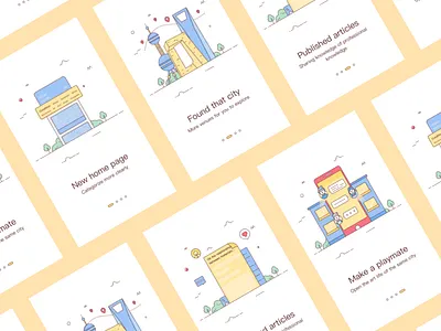 引导页Guide page ai app guide ikon outline page