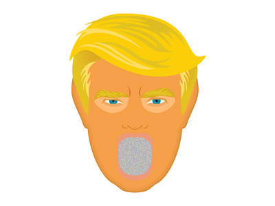 Tv Mouth emoji trump