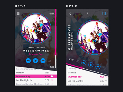 #Dailyui009 - Music Player dailyui 9 dailyui09 dailyui9 misterwives music player