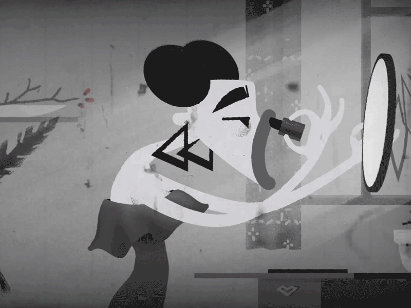 Les Préparatifs 2d 2d animation after effects animation art character design gif illustration loop photoshop wip
