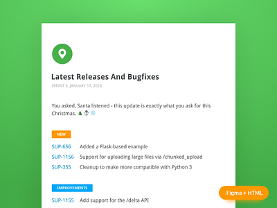 Release Notes Freebee changelog email template labels notes release release notes tag