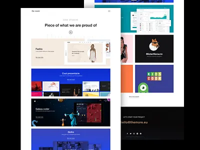 Themore - works case study portfolio themore webdesign works