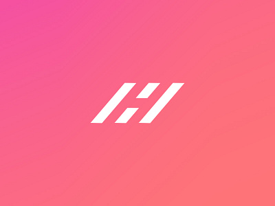 What Do You See? h icon logo road simple vector